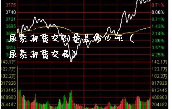 尿素期货交割量是多少吨（尿素期货交易）_https://www.xmqjcw.com_期货行情_第1张