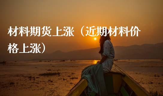材料期货上涨（近期材料价格上涨）_https://www.xmqjcw.com_期货投资_第1张