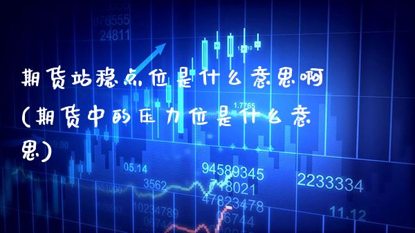 期货站稳点位是什么意思啊(期货中的压力位是什么意思)_https://www.xmqjcw.com_基金理财_第1张