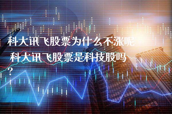 科大讯飞股票为什么不涨呢 科大讯飞股票是科技股吗?_https://www.xmqjcw.com_股票投资_第1张