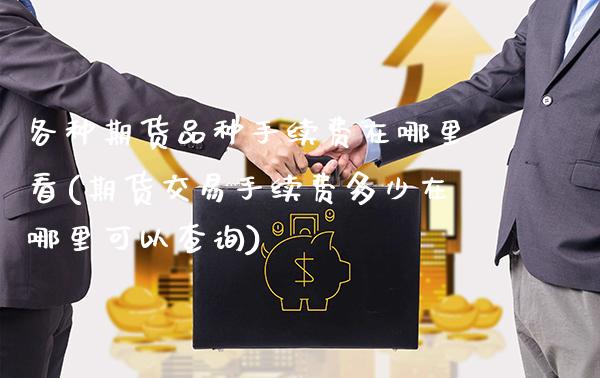 各种期货品种手续费在哪里看(期货交易手续费多少在哪里可以查询)_https://www.xmqjcw.com_期货行情_第1张