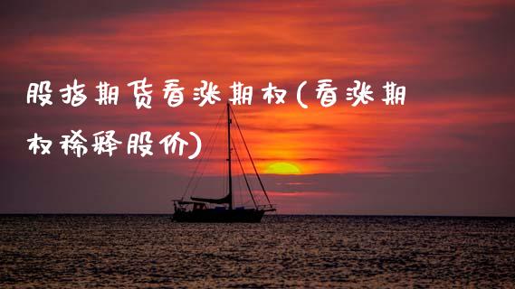 股指期货看涨期权(看涨期权稀释股价)_https://www.xmqjcw.com_期货行情_第1张