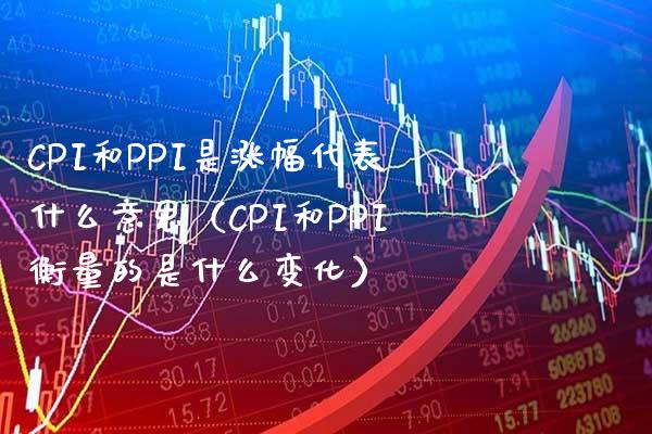 CPI和PPI是涨幅代表什么意思（CPI和PPI衡量的是什么变化）_https://www.xmqjcw.com_期货投资_第1张