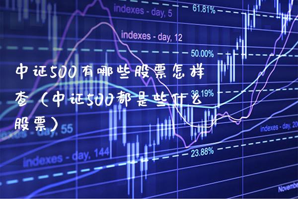中证500有哪些股票怎样查（中证500都是些什么股票）_https://www.xmqjcw.com_期货投资_第1张
