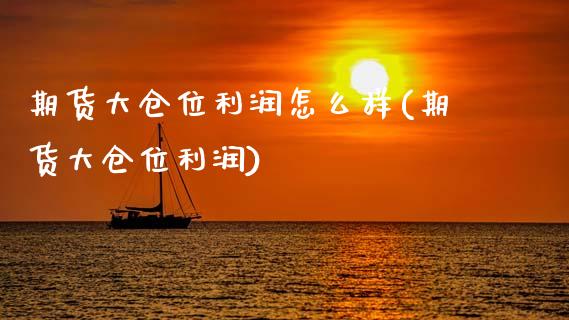 期货大仓位利润怎么样(期货大仓位利润)_https://www.xmqjcw.com_期货投资_第1张