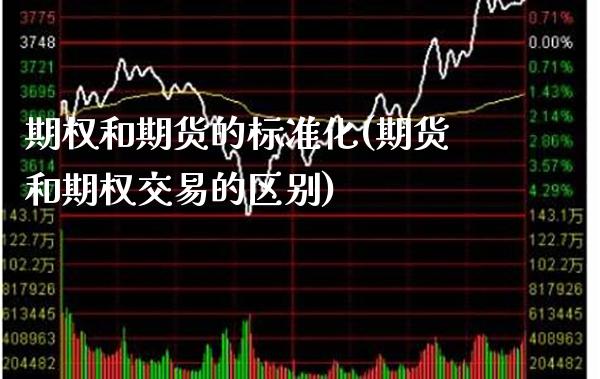 期权和期货的标准化(期货和期权交易的区别)_https://www.xmqjcw.com_期货百科_第1张