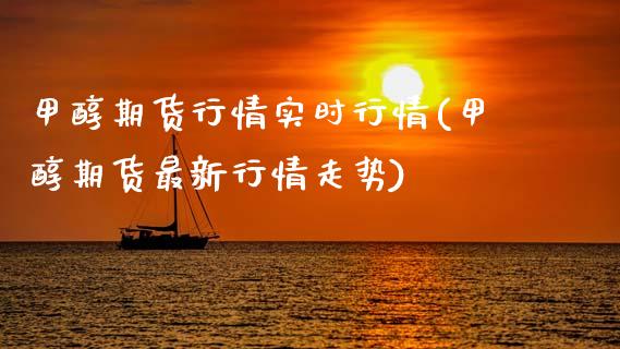 甲醇期货行情实时行情(甲醇期货最新行情走势)_https://www.xmqjcw.com_期货百科_第1张