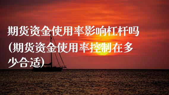 期货资金使用率影响杠杆吗(期货资金使用率控制在多少合适)_https://www.xmqjcw.com_期货百科_第1张