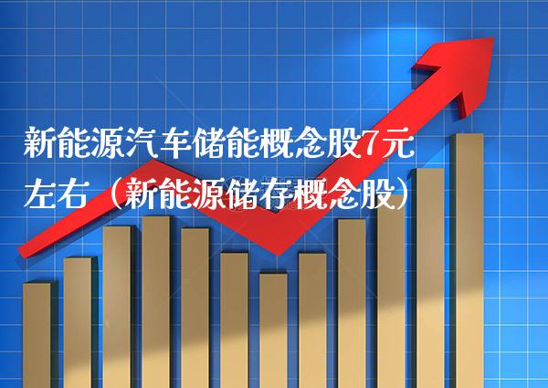 新能源汽车储能概念股7元左右（新能源储存概念股）_https://www.xmqjcw.com_股票投资_第1张