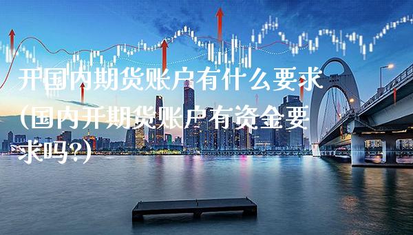 开国内期货账户有什么要求(国内开期货账户有资金要求吗?)_https://www.xmqjcw.com_期货直播室_第1张