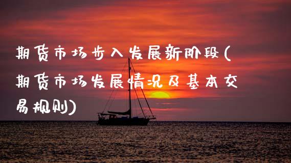 期货市场步入发展新阶段(期货市场发展情况及基本交易规则)_https://www.xmqjcw.com_期货百科_第1张