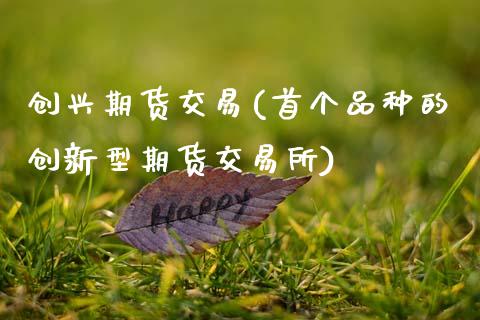 创兴期货交易(首个品种的创新型期货交易所)_https://www.xmqjcw.com_期货投资_第1张