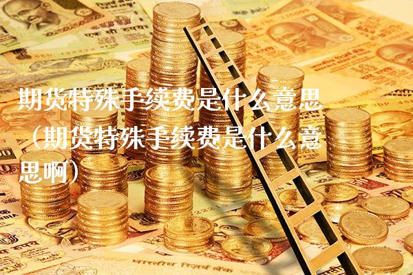 期货特殊手续费是什么意思（期货特殊手续费是什么意思啊）_https://www.xmqjcw.com_期货直播室_第1张
