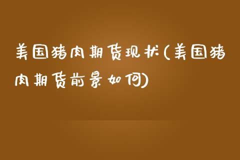 美国猪肉期货现状(美国猪肉期货前景如何)_https://www.xmqjcw.com_期货百科_第1张