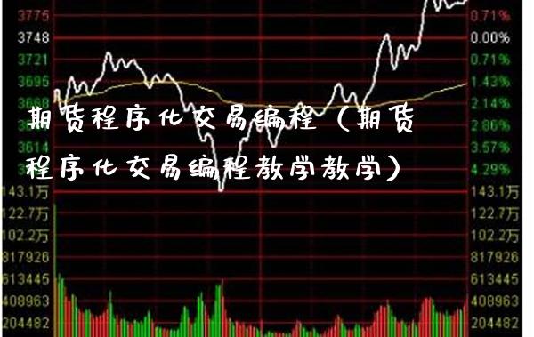 期货程序化交易编程（期货程序化交易编程教学教学）_https://www.xmqjcw.com_期货投资_第1张