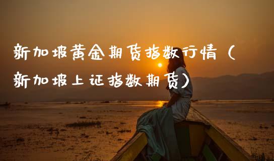 新加坡黄金期货指数行情（新加坡上证指数期货）_https://www.xmqjcw.com_期货行情_第1张