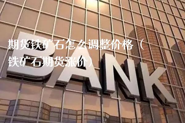 期货铁矿石怎么调整价格（铁矿石期货涨价）_https://www.xmqjcw.com_期货行情_第1张
