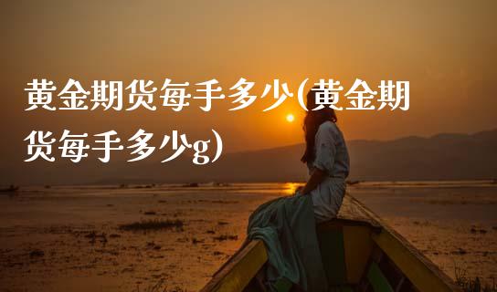黄金期货每手多少(黄金期货每手多少g)_https://www.xmqjcw.com_期货百科_第1张