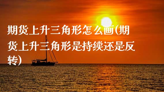 期货上升三角形怎么画(期货上升三角形是持续还是反转)_https://www.xmqjcw.com_期货百科_第1张