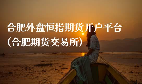 合肥外盘恒指期货开户平台(合肥期货交易所)_https://www.xmqjcw.com_期货投资_第1张