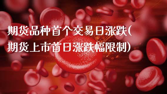 期货品种首个交易日涨跌(期货上市首日涨跌幅限制)_https://www.xmqjcw.com_期货开户_第1张