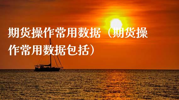 期货操作常用数据（期货操作常用数据包括）_https://www.xmqjcw.com_期货投资_第1张
