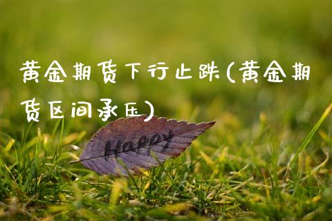黄金期货下行止跌(黄金期货区间承压)_https://www.xmqjcw.com_期货百科_第1张
