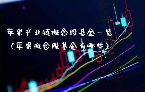 苹果产业链概念股基金一览（苹果概念股基金有哪些）_https://www.xmqjcw.com_股票投资_第1张