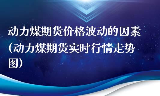 动力煤期货价格波动的因素(动力煤期货实时行情走势图)_https://www.xmqjcw.com_期货直播室_第1张