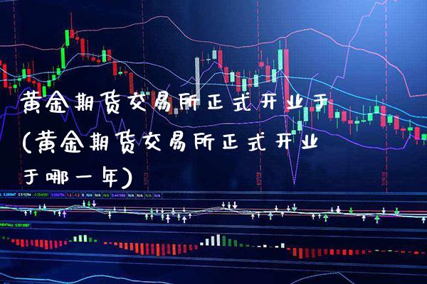 黄金期货交易所正式开业于(黄金期货交易所正式开业于哪一年)_https://www.xmqjcw.com_期货百科_第1张