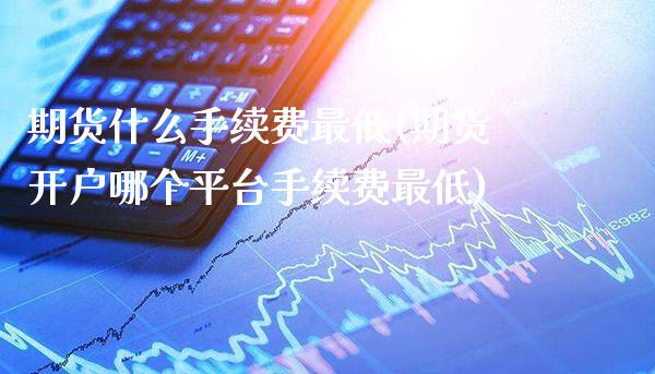 期货什么手续费最低(期货开户哪个平台手续费最低)_https://www.xmqjcw.com_期货行情_第1张