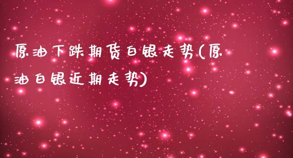 原油下跌期货白银走势(原油白银近期走势)_https://www.xmqjcw.com_期货百科_第1张