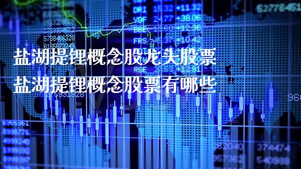 盐湖提锂概念股龙头股票 盐湖提锂概念股票有哪些_https://www.xmqjcw.com_股票投资_第1张