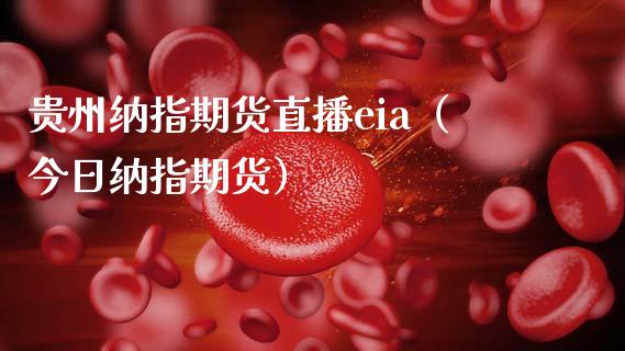 贵州纳指期货直播eia（今日纳指期货）_https://www.xmqjcw.com_期货投资_第1张