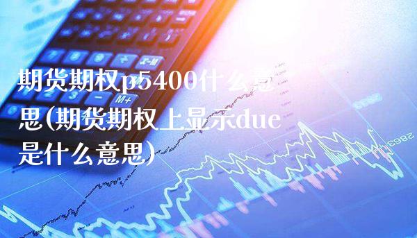 期货期权p5400什么意思(期货期权上显示due是什么意思)_https://www.xmqjcw.com_期货百科_第1张
