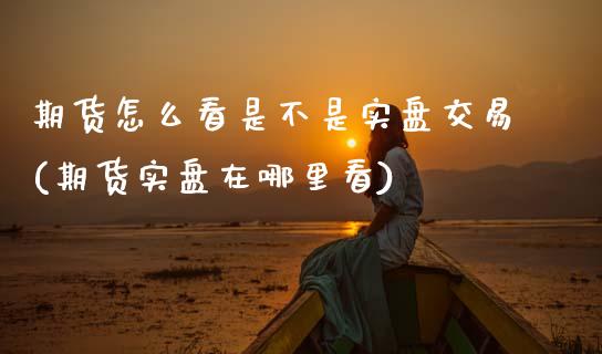 期货怎么看是不是实盘交易(期货实盘在哪里看)_https://www.xmqjcw.com_期货百科_第1张