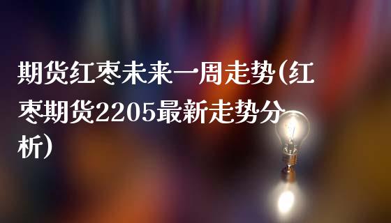 期货红枣未来一周走势(红枣期货2205最新走势分析)_https://www.xmqjcw.com_期货百科_第1张