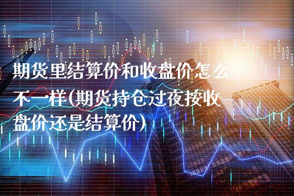 期货里结算价和收盘价怎么不一样(期货持仓过夜按收盘价还是结算价)_https://www.xmqjcw.com_股票投资_第1张
