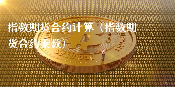 指数期货合约计算（指数期货合约乘数）_https://www.xmqjcw.com_期货行情_第1张