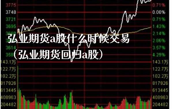 弘业期货a股什么时候交易（弘业期货回归a股）_https://www.xmqjcw.com_期货直播室_第1张