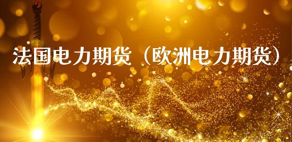 法国电力期货（欧洲电力期货）_https://www.xmqjcw.com_期货投资_第1张