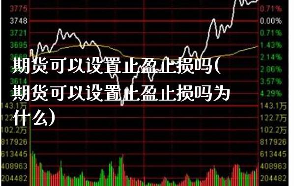 期货可以设置止盈止损吗(期货可以设置止盈止损吗为什么)_https://www.xmqjcw.com_期货投资_第1张