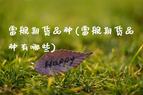 雷舰期货品种(雷舰期货品种有哪些)_https://www.xmqjcw.com_期货投资_第1张