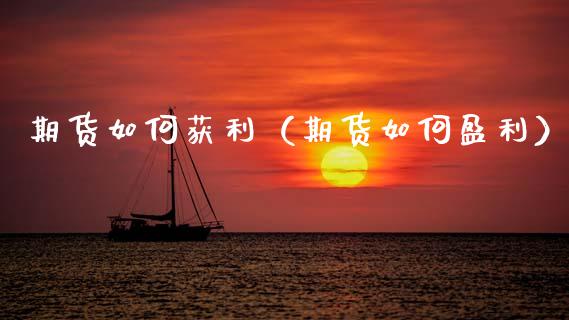 期货如何获利（期货如何盈利）_https://www.xmqjcw.com_期货直播室_第1张