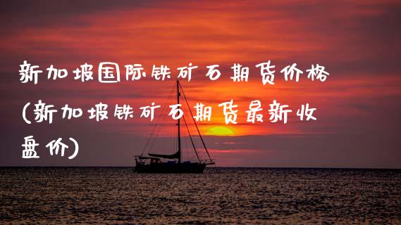 新加坡国际铁矿石期货价格(新加坡铁矿石期货最新收盘价)_https://www.xmqjcw.com_期货百科_第1张