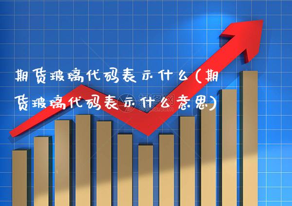 期货玻璃代码表示什么(期货玻璃代码表示什么意思)_https://www.xmqjcw.com_期货投资_第1张