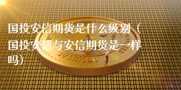 国投安信期货是什么级别（国投安信与安信期货是一样吗）_https://www.xmqjcw.com_期货行情_第1张