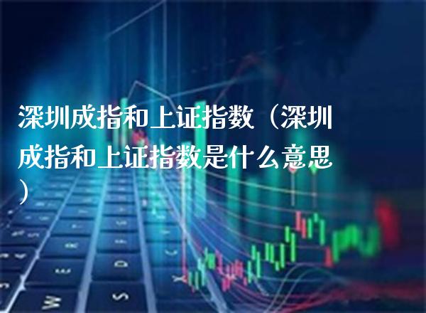 深圳成指和上证指数（深圳成指和上证指数是什么意思）_https://www.xmqjcw.com_期货投资_第1张