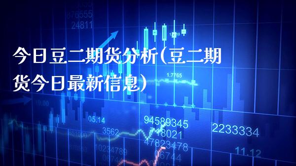 今日豆二期货分析(豆二期货今日最新信息)_https://www.xmqjcw.com_期货投资_第1张