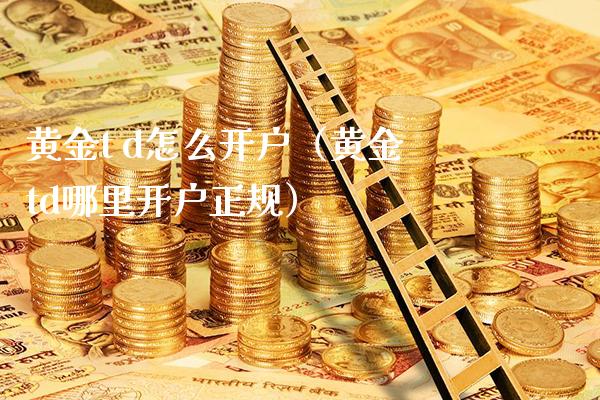 黄金t d怎么开户（黄金td哪里开户正规）_https://www.xmqjcw.com_期货投资_第1张